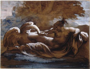 Theodore Gericault's Leda and the Swan (Louvre/Reunion des Musées Nationaux/Art Resource NY, c. 1817)