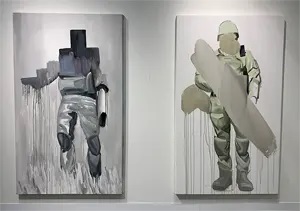 Lesia Khomenko's Unidentified Figures (Fridman gallery, 2022)