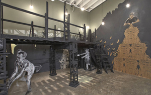 SWOON's installation view (Deitch Projects, 2005)
