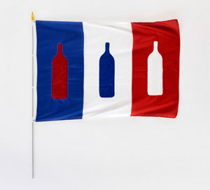 William N. Copley's Imaginary Flag for France (courtesy of the artist/Kewenig Galerie, 1972)